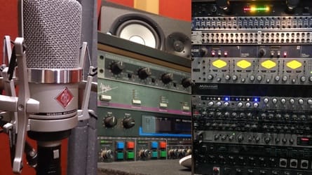 Recording studio in Cyprus - equipment