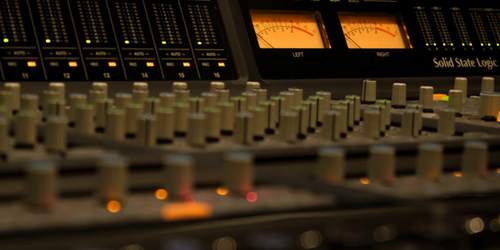 SSL mixing console